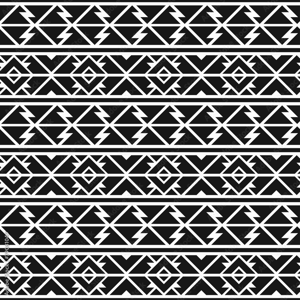 monochrome tribal seamless pattern monochrome tribal seamless pattern
