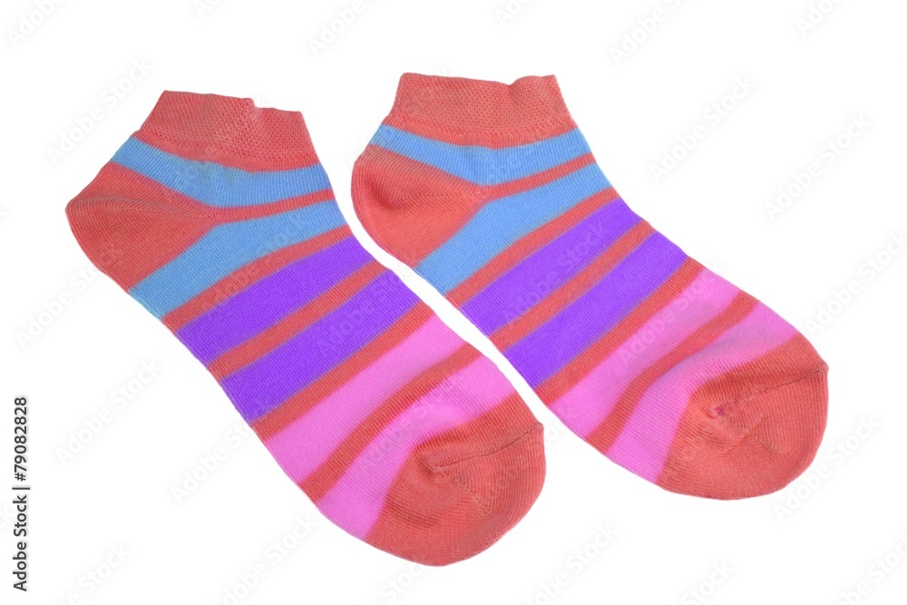 Pair of Different Sport Striped Ladies Socks Pair of Different Sport Striped Ladies Socks