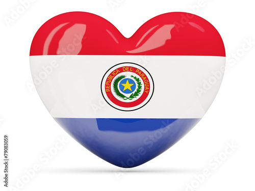 Heart shaped icon with flag of paraguay Free Download Heart shaped icon with flag of paraguay - GFXLoad