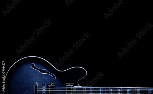 Foto blues guitar shape