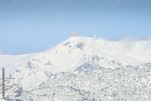 PUIG MAJOR CON NIEVE, MALLORCA, ISLAS BALEARES