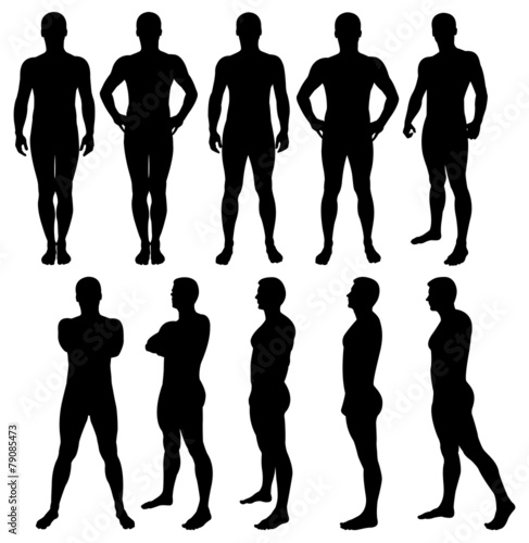 Male silhouettes