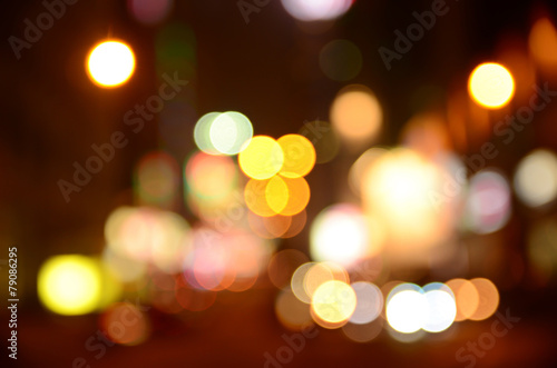 Wallpaper Mural night bokeh for Christmas background Torontodigital.ca