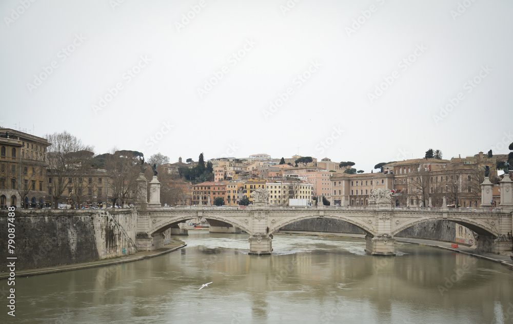 Angels Bridge in Rome