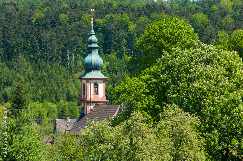 Naklejka premium Wallfahrtskirche Moosbronn