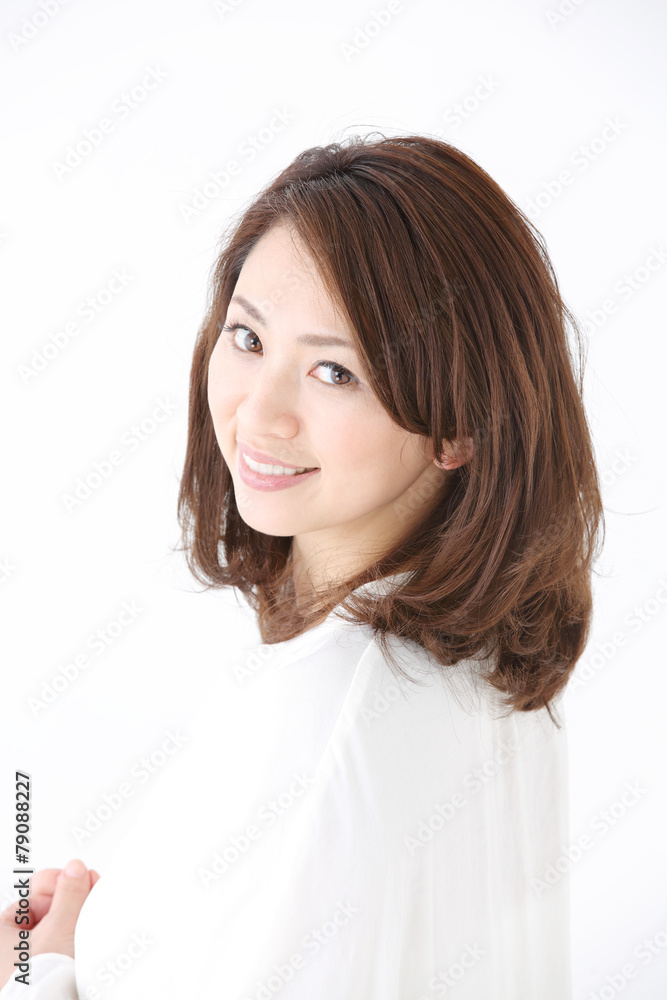 女性・白バック 女性・白バック