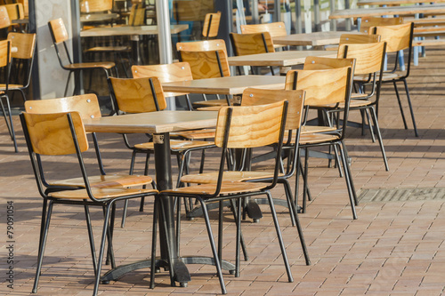 Tables Chairs Outside