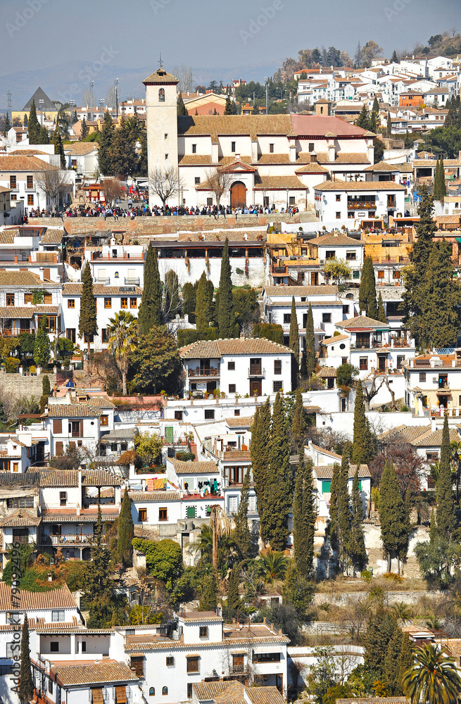 Albaicín, Mirador de San Nicolás, Granada, España