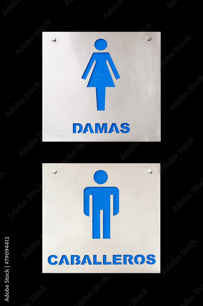 Señales de baños Señales de baños