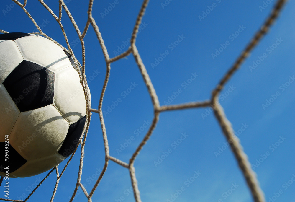 Naklejka premium Soccer ball football sport