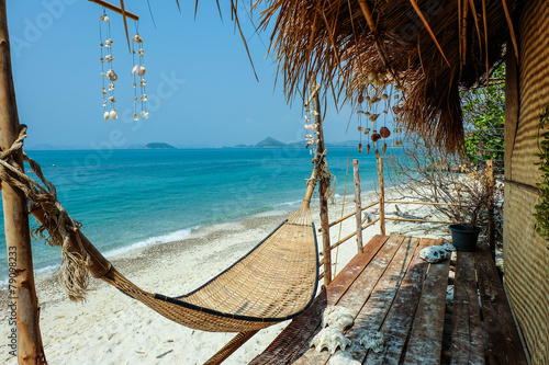 Obraz na plátně Beach hammock