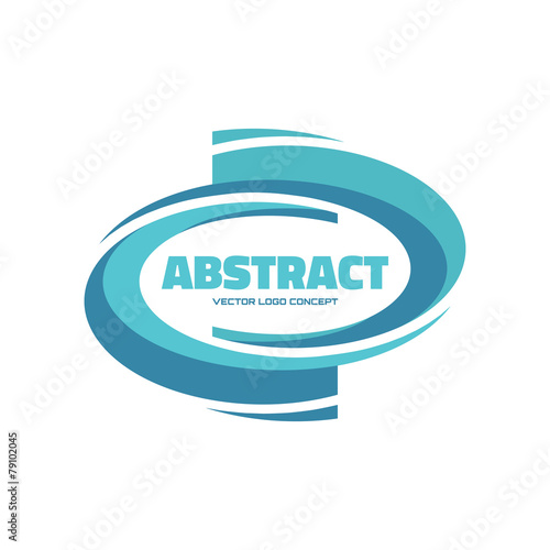 Abstract - vector logo concept illustration. Design element.