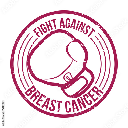 Breast cancer design, vector illustration.