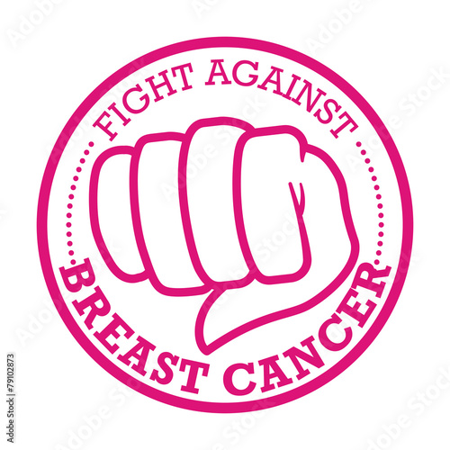 Breast cancer design, vector illustration.