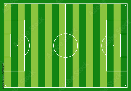 Campo da calcio a righe