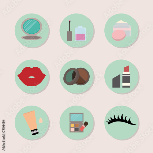 Make up design, vector illustration.