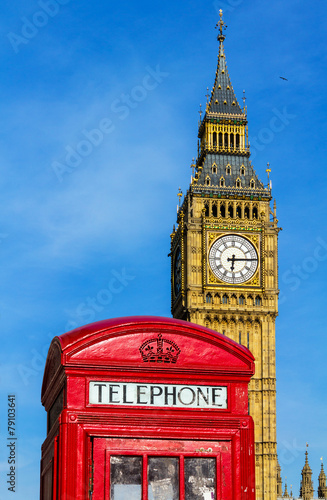 Telefonzelle  Big Ben  London
