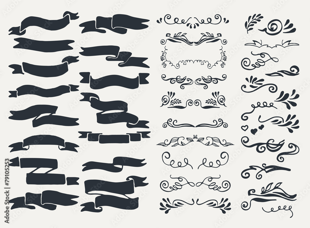 Hand-drawn elements Hand-drawn elements