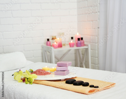 Fototapeta Naklejka Na Ścianę i Meble -  Place for relaxation in modern wellness center