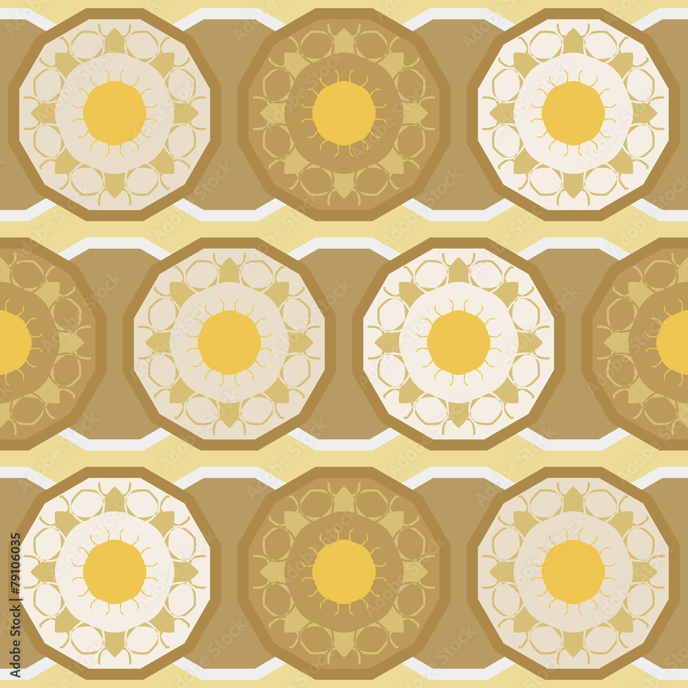 Fototapeta premium seamless background with abstract geometric shapes