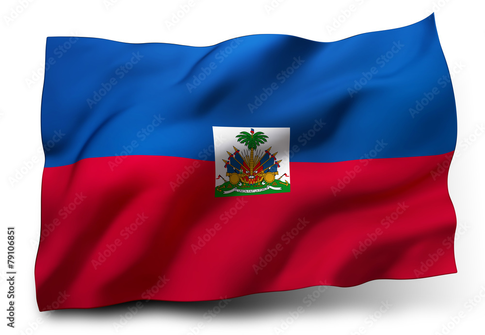 Fototapeta premium flag of Haiti