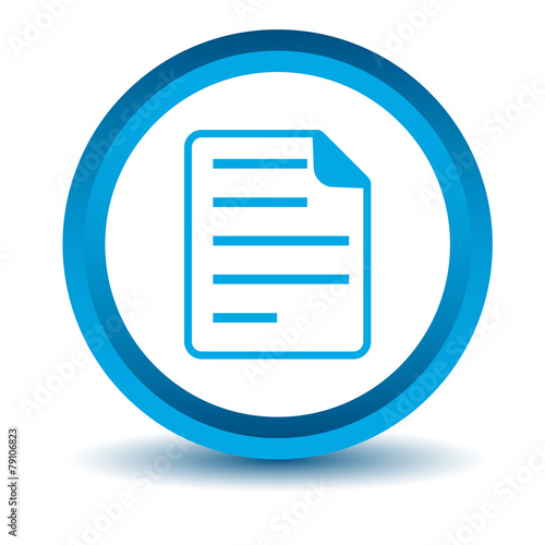Blue document icon