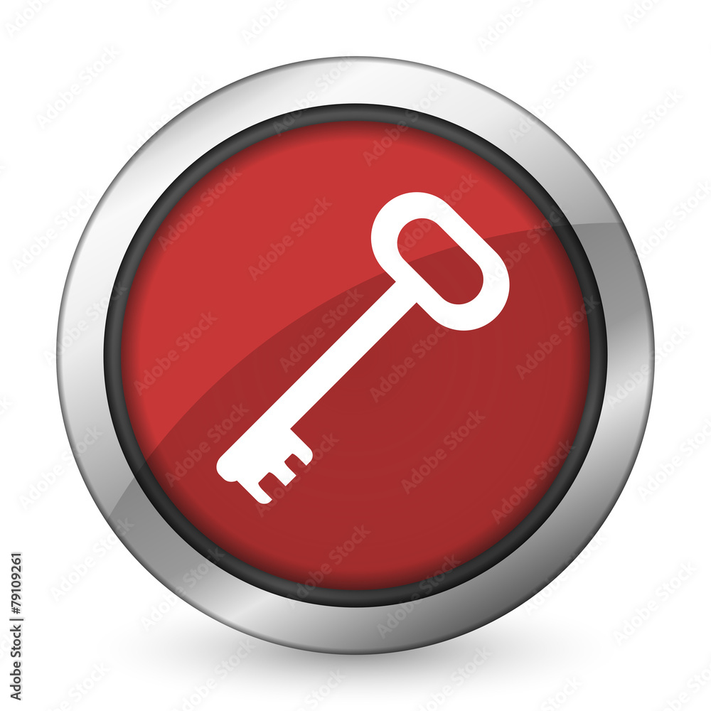 key red icon secure symbol