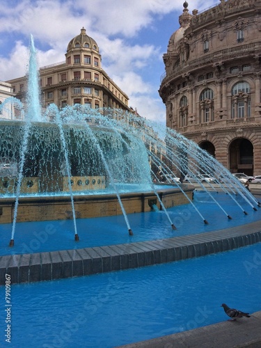 Genova - Piazza De Ferrari (La fontana blu) photo