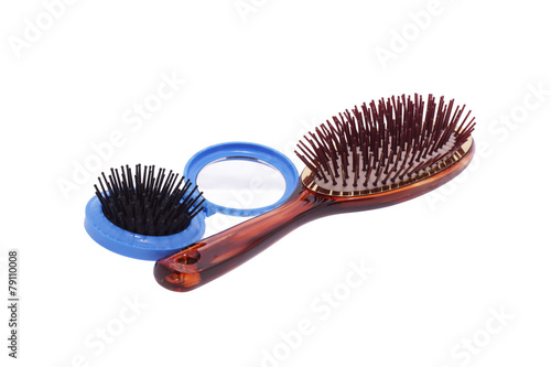 Two combs for hair.