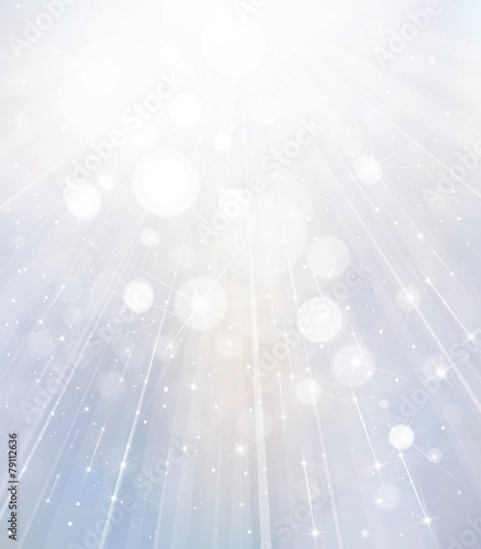 Vector white lights background.