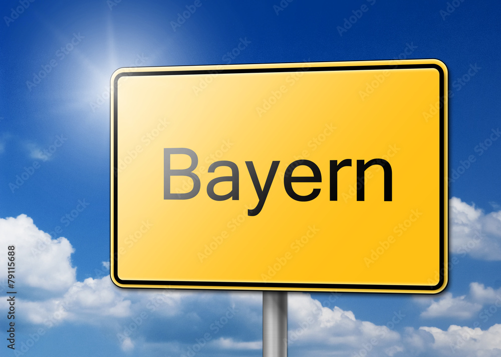 Herzlich Willkommen in Bayern Schild Hintergrund Herzlich Willkommen in Bayern Schild Hintergrund