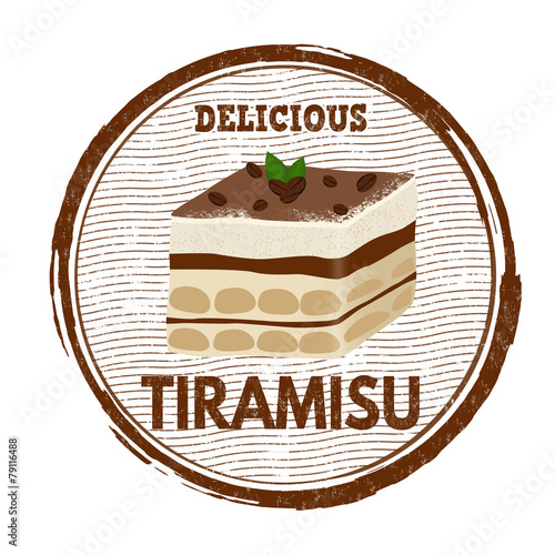 Tiramisu stamp