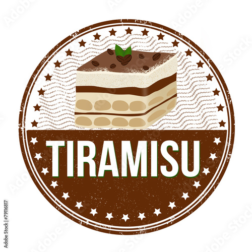 Tiramisu stamp
