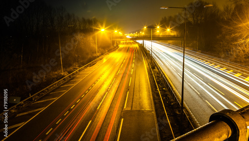 M6 Motorway Light Trail © classicmoments