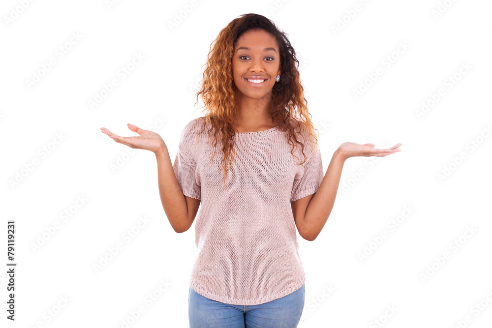 Portrait of a young african american woman - Black people Portrait of a young african american woman - Black people
