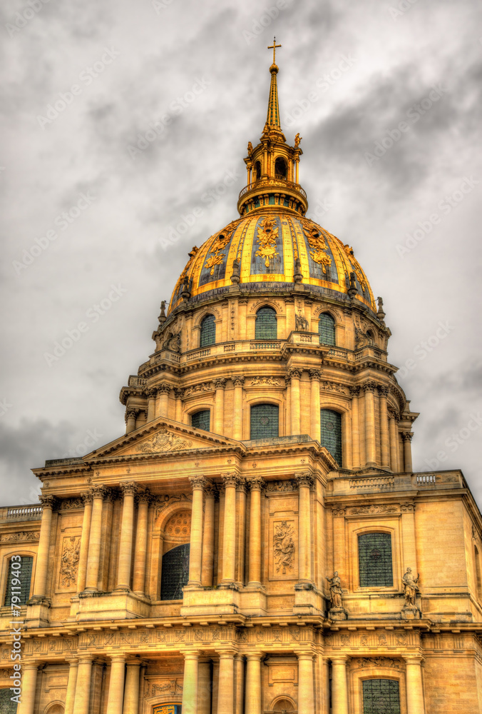 Fototapeta premium Eglise du Dome at Les Invalides - Paris