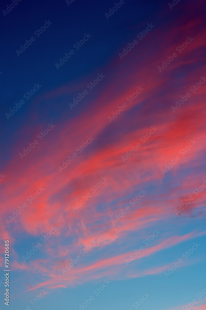 Colorful clouds