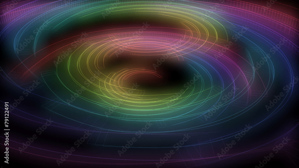 Rainbow Glowing Swirls Animation (Loop) Rainbow Glowing Swirls Animation (Loop)
