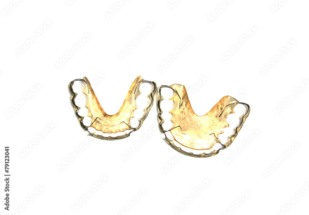 Retainer isolate on white background Retainer isolate on white background