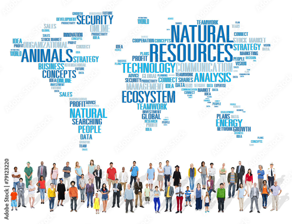 Natural Resources Environmental Conservation Concept Natural Resources Environmental Conservation Concept