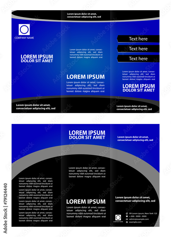 Naklejka premium Brochure template creative