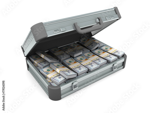 suitcase full of money
