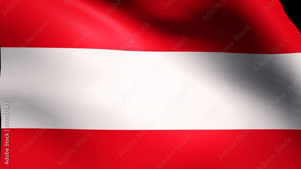 Austria flag loop Austria flag loop