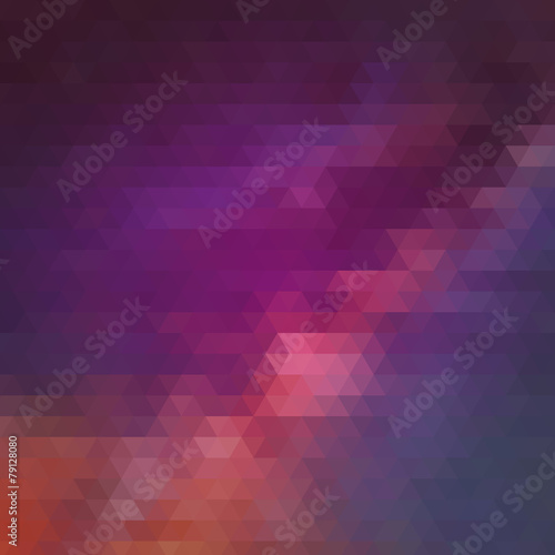 Triangles pattern of geometric shapes. Colorful mosaic backdrop