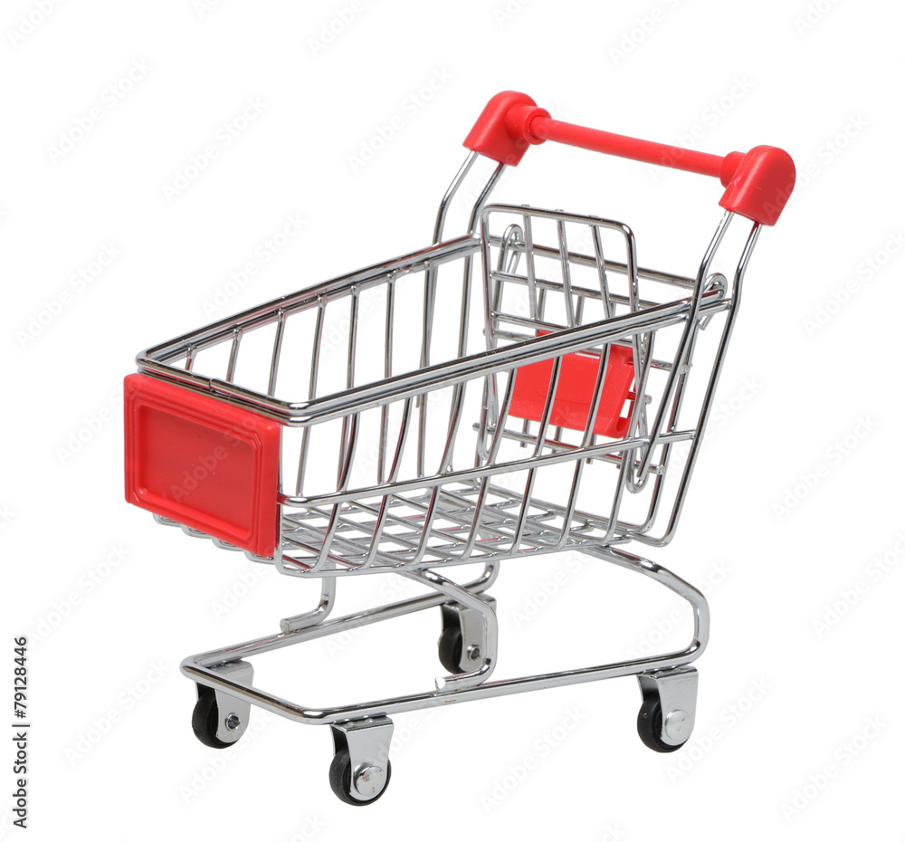 Cart on a white background