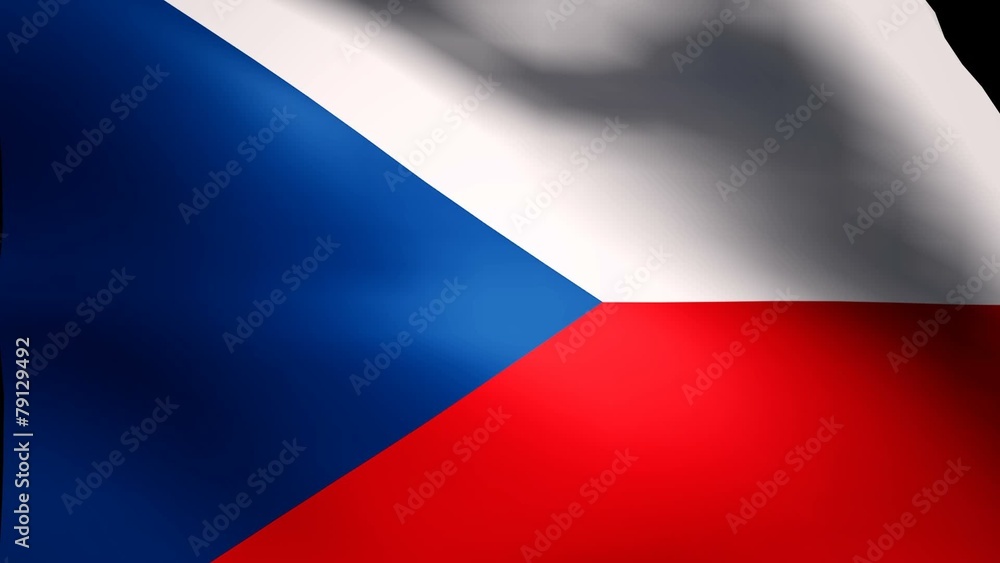 Czech flag loop Czech flag loop