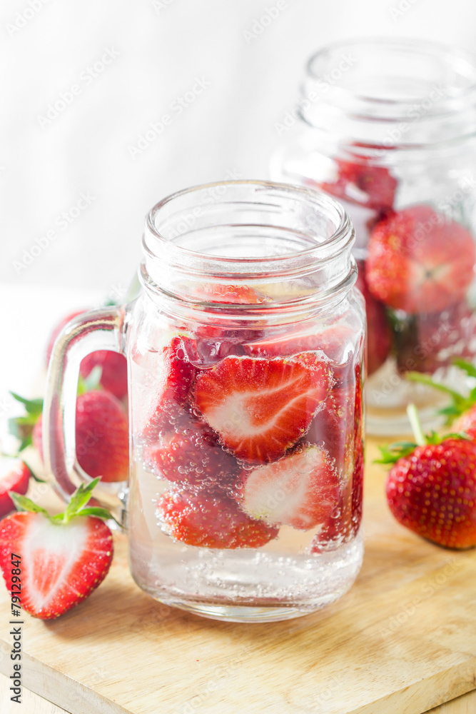Strawberry Infused Water Strawberry Infused Water