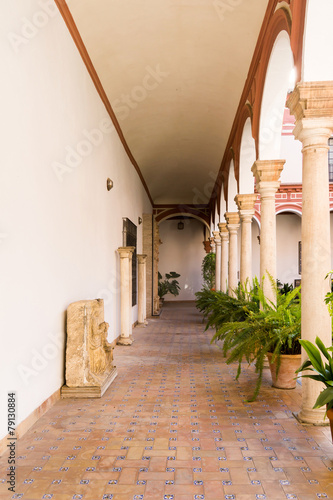 Patio of he Museum of Fine Arts in Seville.