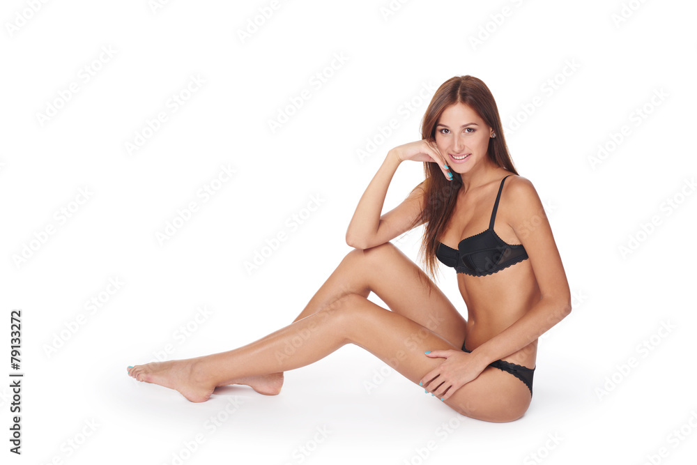 Woman in lingerie Stock-Foto | Adobe Stock