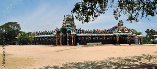 Canvas Print Tamilian Island Hindu temple, Sri Lanka
